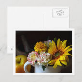 Carte postale de la coupe de fleurs (Devant / Derrière)