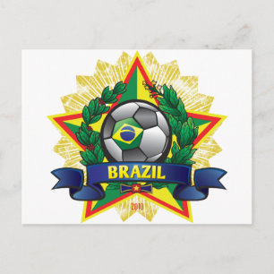 Carte postale de la Coupe du monde de football du 