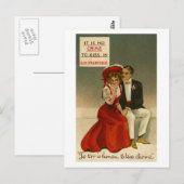 Carte postale de la cour (1909) (Devant / Derrière)