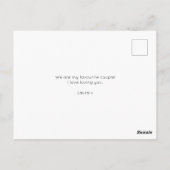 Carte postale de la couronne de branches d'olivier (Dos)