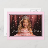 Carte postale de la couronne de concours personnal (Devant / Derrière)