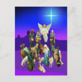 Carte postale de la crèche de Noël (Devant)