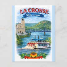 Carte postale de La Crosse, WI Scenic Wisconsin