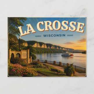 Carte postale de La Crosse Wisconsin