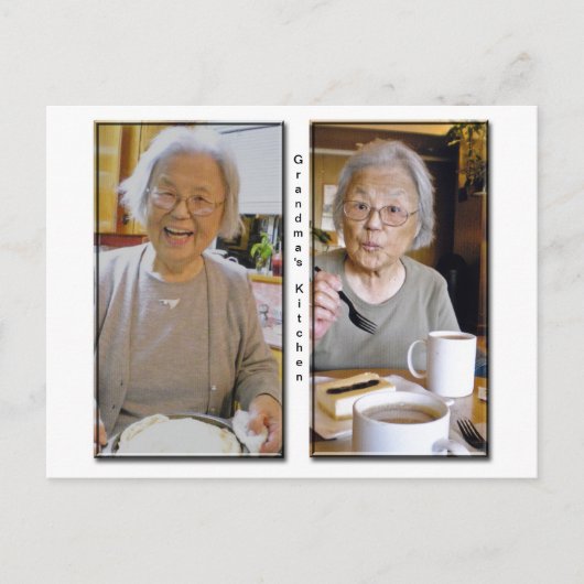 Carte postale de la cuisine de grand-mère (Devant)