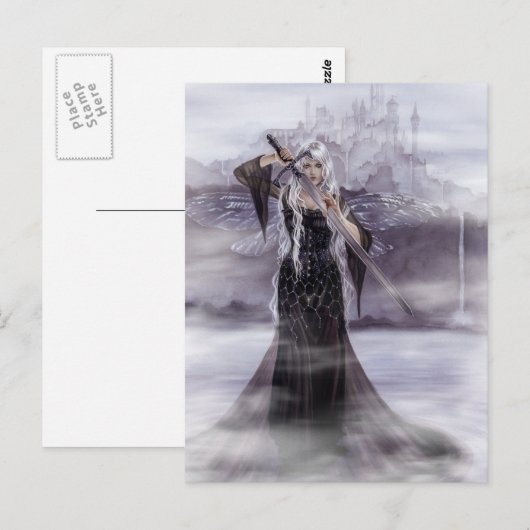 Carte postale de la dame d'Avalon (Devant / Derrière)