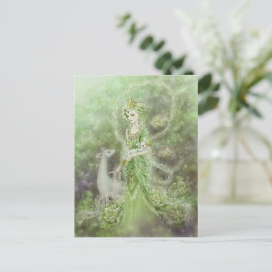 Carte postale de la Dame de compassion (Debout devant)