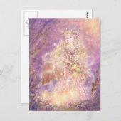 Carte postale de la dame de la forêt (Devant / Derrière)