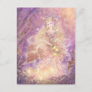 Carte postale de la dame de la forêt