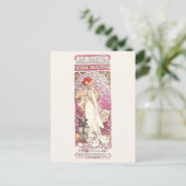 Carte postale de la Dame des Camellias Alphonse Mu (Debout devant)