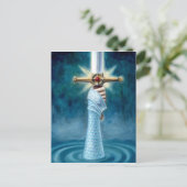 Carte postale de la dame du lac (Debout devant)