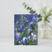 Carte postale de la déesse bleue (Debout devant)