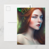 Carte postale de la déesse de la Saint-Patricks Da (Devant / Derrière)