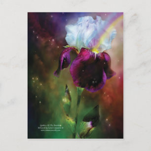 Carte Postale De La Déesse De L'Arc-En-Ciel