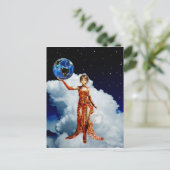 Carte postale de la déesse de l'univers (Debout devant)