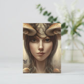 Carte postale de la déesse des champignons (Debout devant)