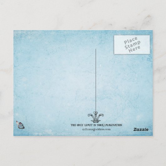 Carte postale de la déesse Durga (Dos)