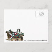 Carte postale de la déesse égyptienne Maya Maat An (Dos)