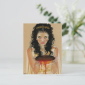 Carte postale de la déesse grecque Cirque (Debout devant)