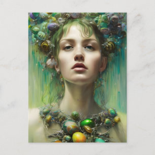 Carte postale de la déesse Ostara