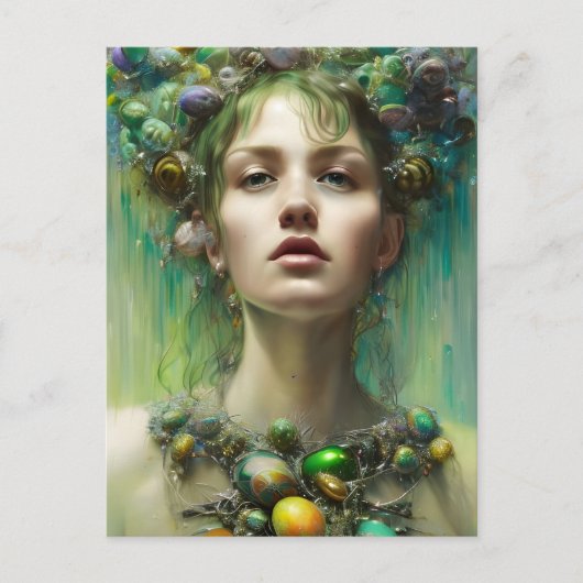 Carte postale de la déesse Ostara (Devant)