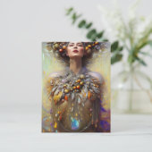 Carte postale de la déesse Thanksgiving (Debout devant)