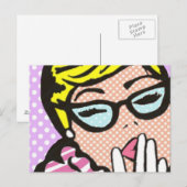 Carte Postale De La-Di-Da Lady (Devant / Derrière)