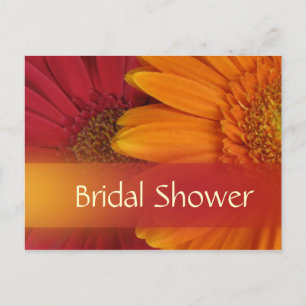 Carte postale de la douche nuptiale d'automne