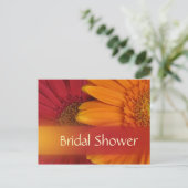 Carte postale de la douche nuptiale d'automne (Debout devant)