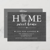 Carte postale de la Faire-part de déménagement de  (Devant / Derrière)