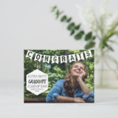Carte postale de la Faire-part de graduation (Debout devant)