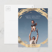 Carte postale de la famille de couronnes or modern (Devant / Derrière)