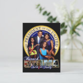 Carte postale de la famille OBAMA-1ST (Debout devant)