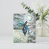 Carte postale de la Fée bleue par Molly Harrison (Debout devant)