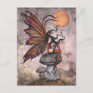 Carte postale de la fée d'automne par Molly Harris