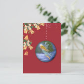 Carte postale de la fée de Noël magique (Debout devant)