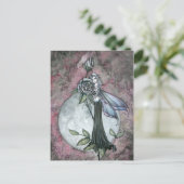 Carte postale de la fée Midnight Rose par Molly Ha (Debout devant)