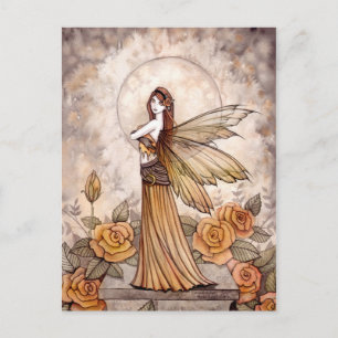 Carte postale de la fée Sienna Rose