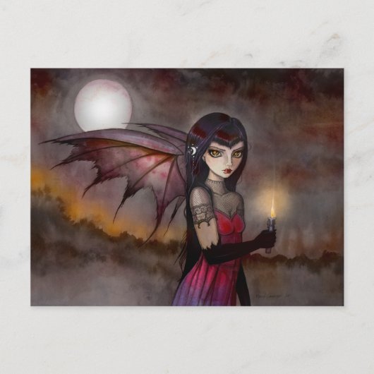 Carte postale de la fée vampire de Victoria au pro (Devant)