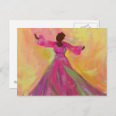 Carte postale de la femme africaine (Devant / Derrière)