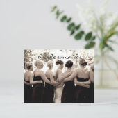 Carte Postale de la femme de ménage Merci (Debout devant)