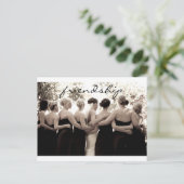 Carte Postale de la femme de ménage Merci (Debout devant)