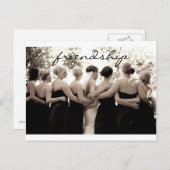 Carte Postale de la femme de ménage Merci (Devant / Derrière)