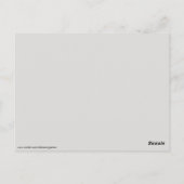 Carte postale de la fenêtre de l'église gothique (Dos)