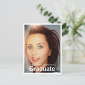 Carte postale de la fête des diplômés (Debout devant)