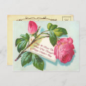 Carte postale de la Fête des mères (Devant / Derrière)