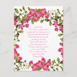 Carte postale de la fête des mères