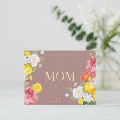 Carte postale de la Fête des Mères (Debout devant)