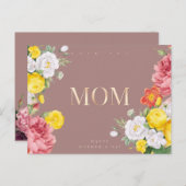 Carte postale de la Fête des Mères (Devant / Derrière)