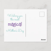 Carte postale de la fête des mères de Lune (Dos)